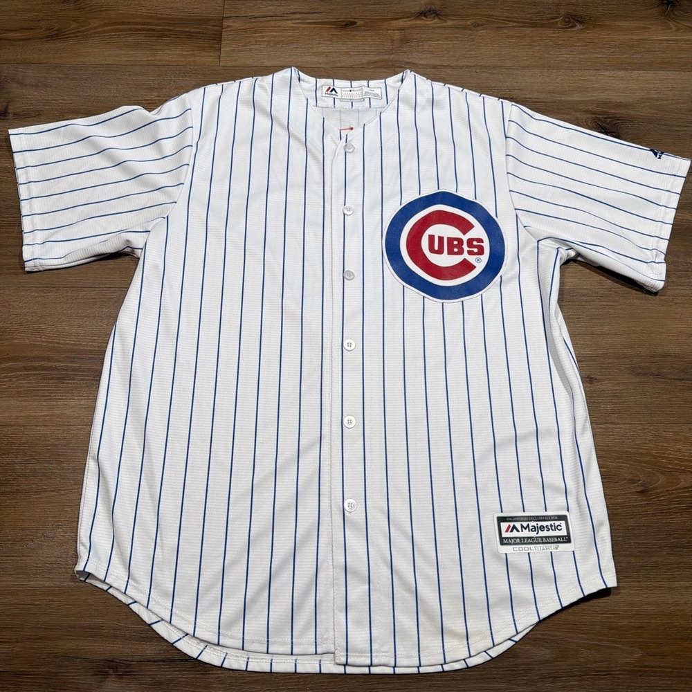 Majestic MLB Chicago Cubs Kris Bryant #17 Jersey Cool Base Men's Size Large L